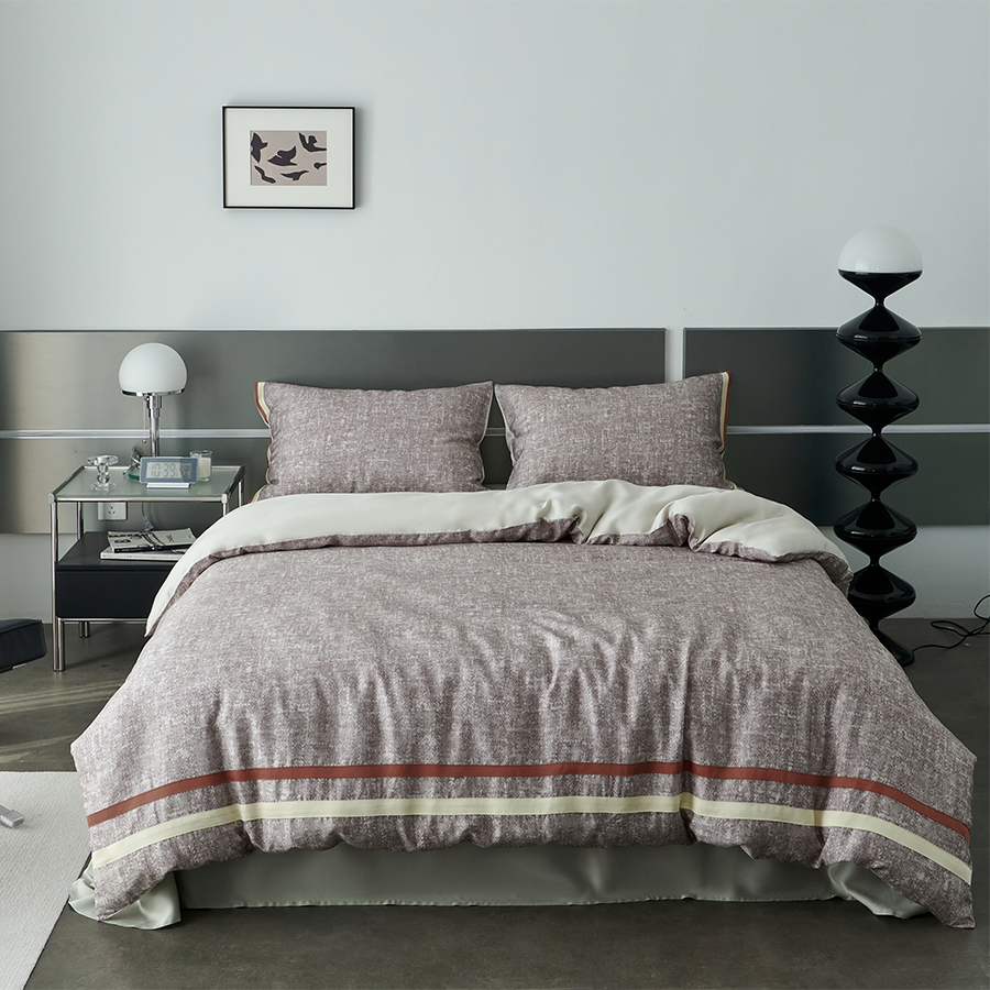 60 Tencel Tea Brown Bedding Sets