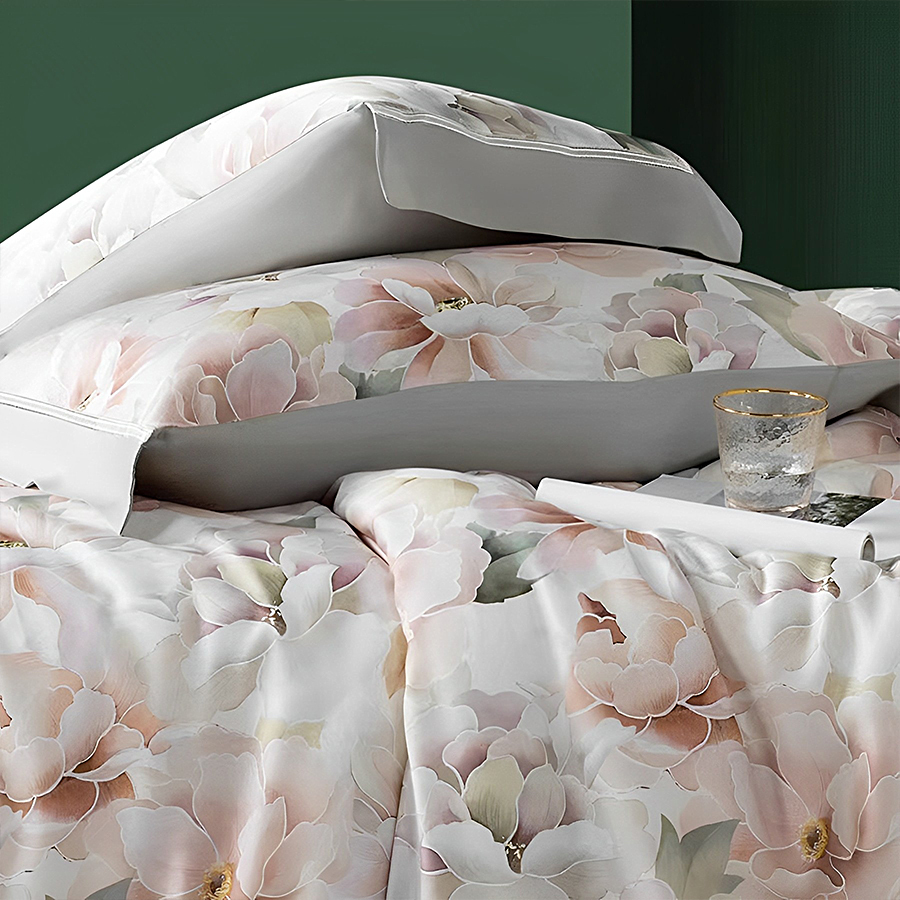 HomeArtique Bedding Sets 100 Tencel Morning Lotus