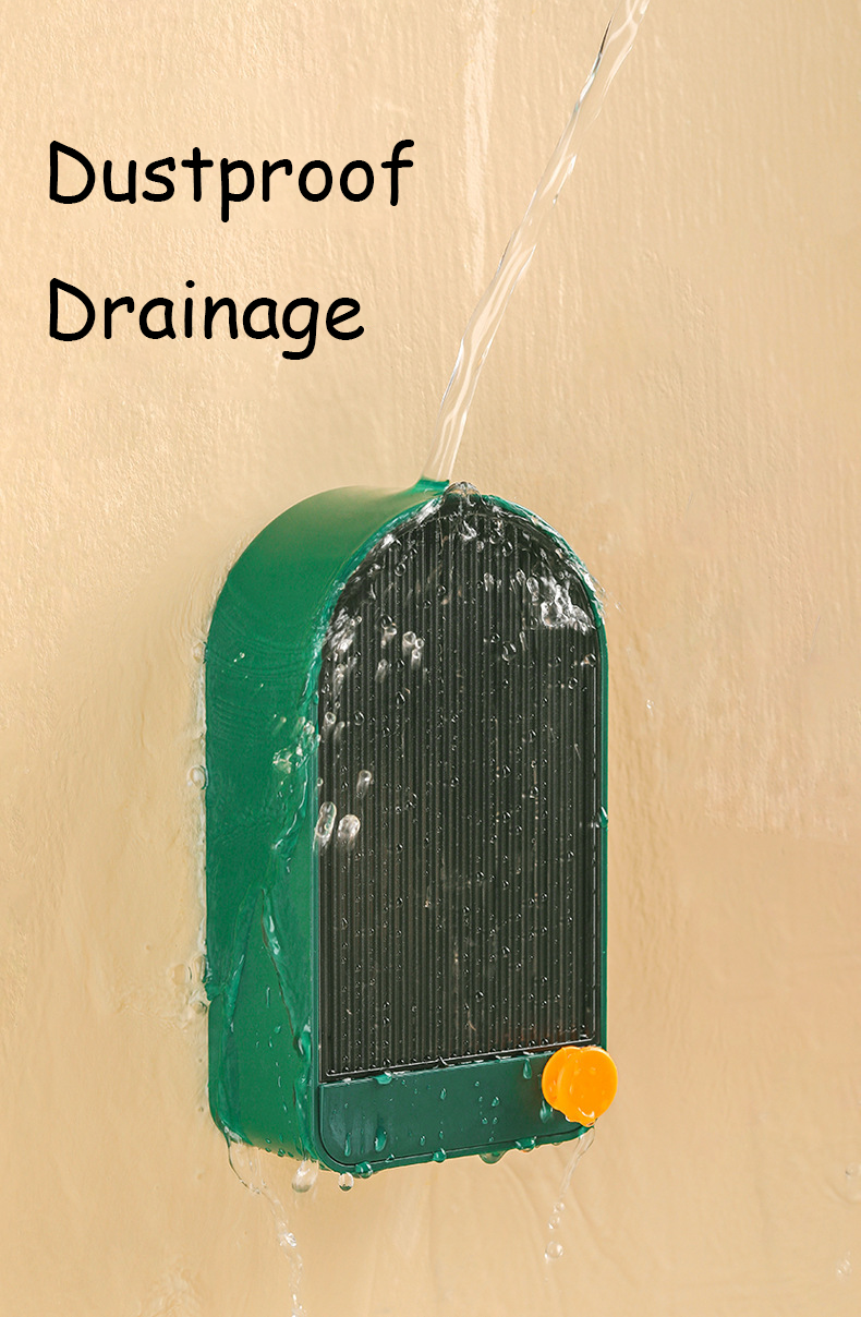 HomeArtique Soap Holder Green Grey Enclosed Soap Holder