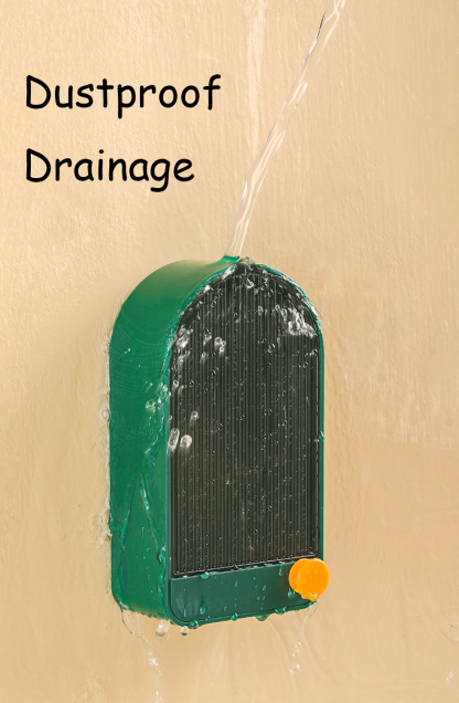 HomeArtique Soap Holder Green Grey Enclosed Soap Holder