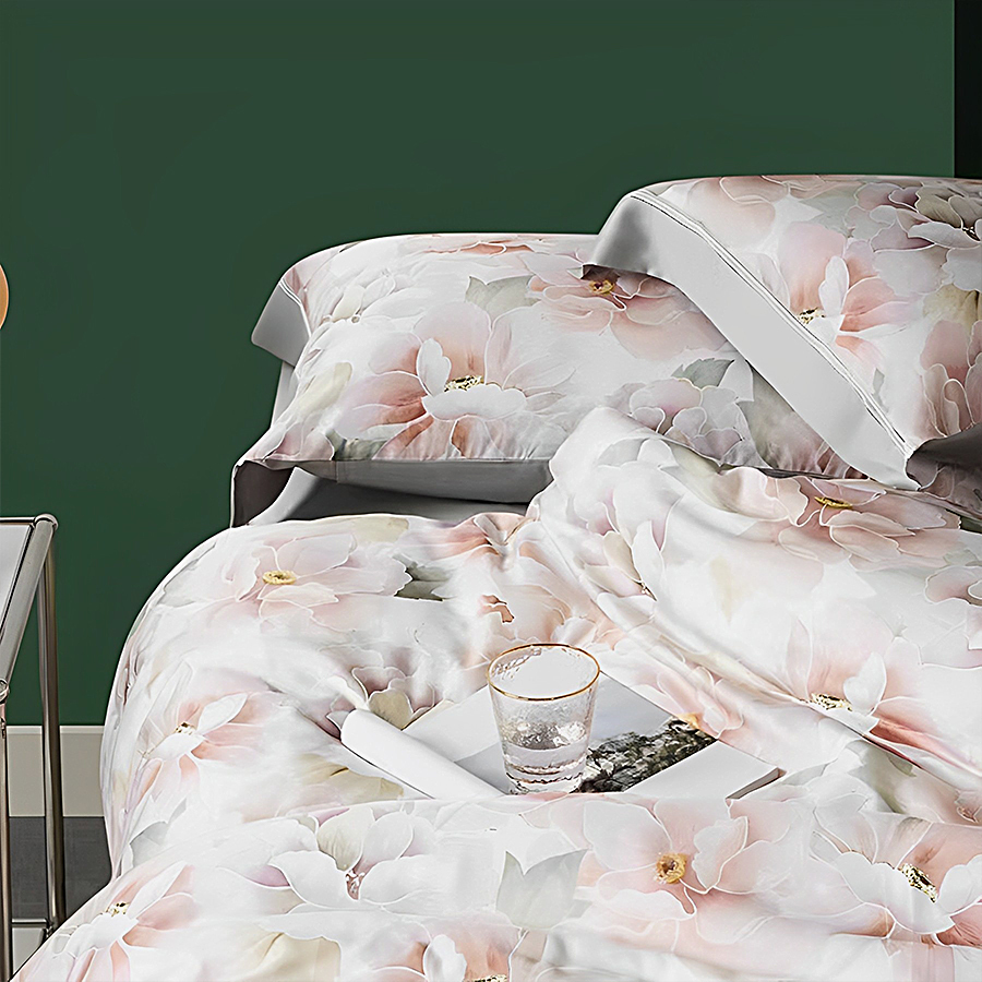HomeArtique Bedding Sets 100 Tencel Morning Lotus