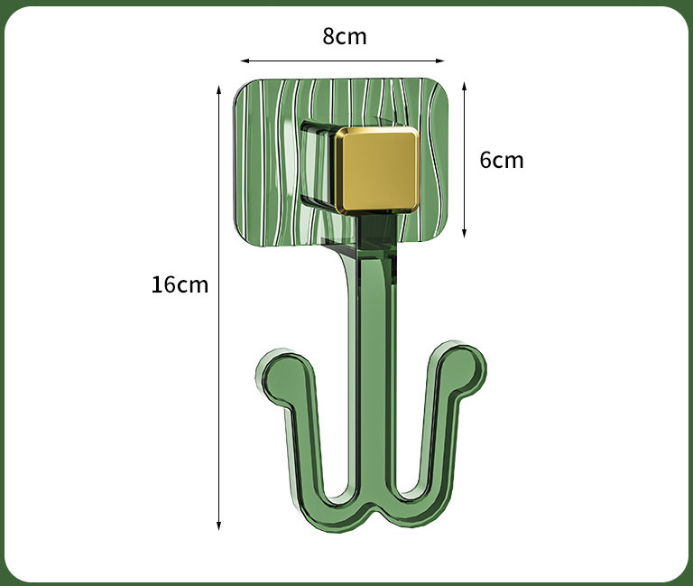 HomeArtique Bathroom Storage Green Bathroom hooks without holes