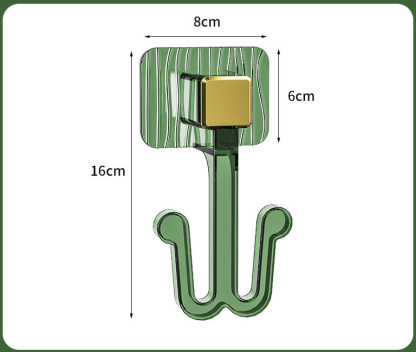 HomeArtique Bathroom Storage Green Bathroom hooks without holes
