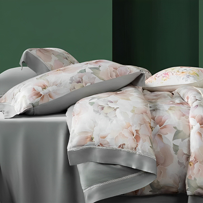 HomeArtique Bedding Sets 100 Tencel Morning Lotus