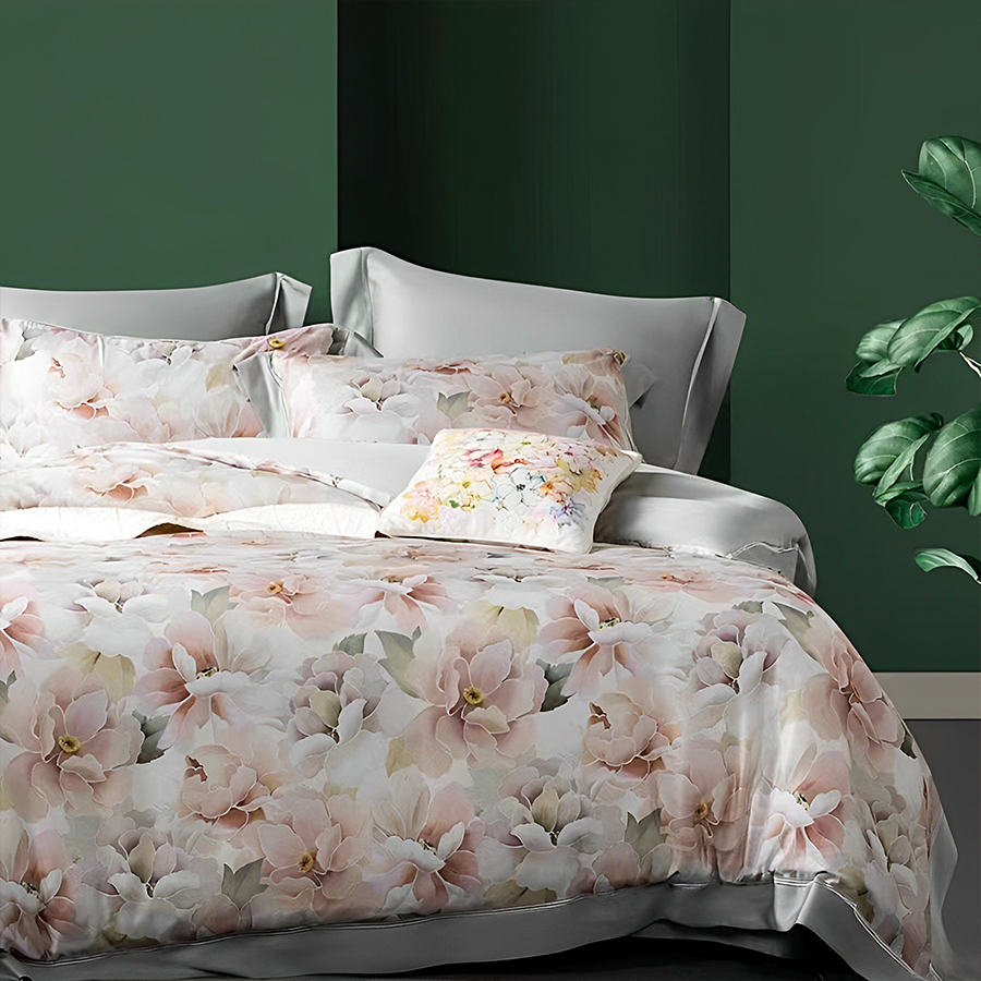HomeArtique Bedding Sets 100 Tencel Morning Lotus