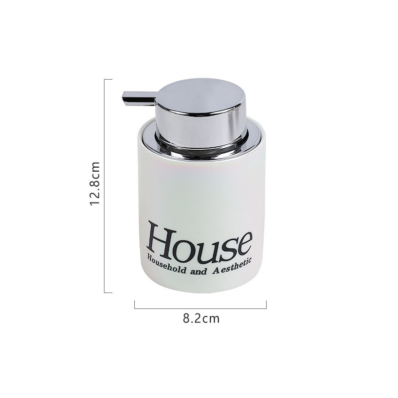 HomeArtique Bathroom Storage Silver Pressurized Dispensing Bottles