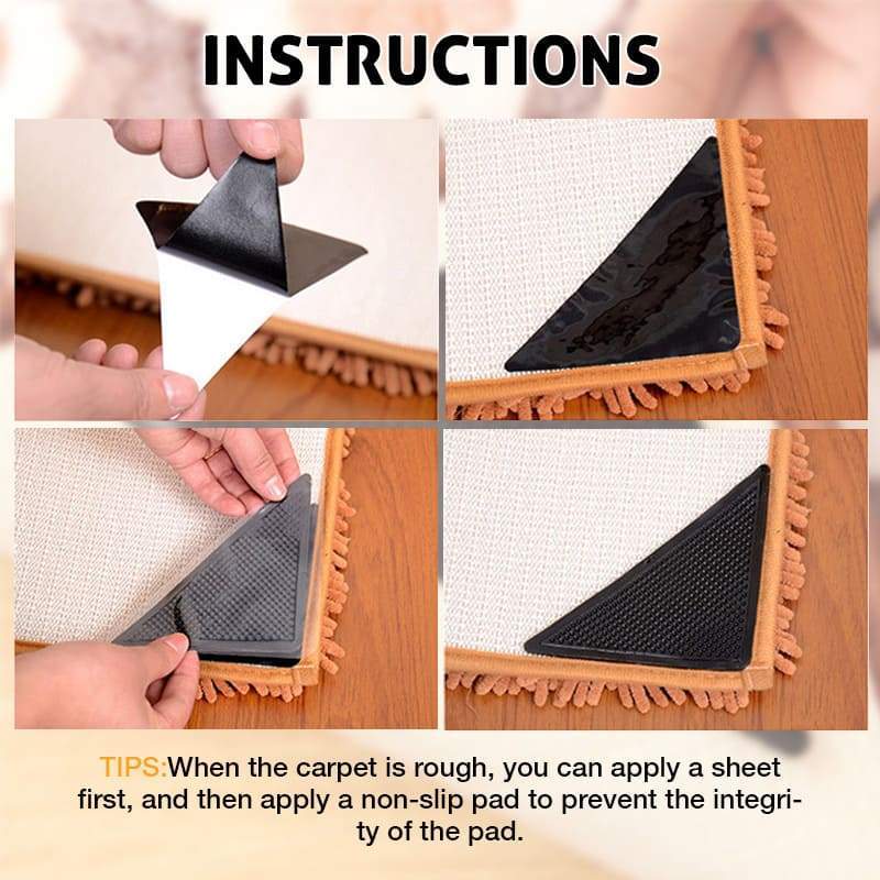 Eco-friendly and Reusable Rug Grippers