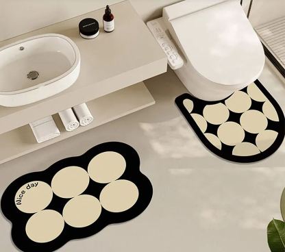 HomeArtique Bath Mats Absorbent Non-slip Bath Mat