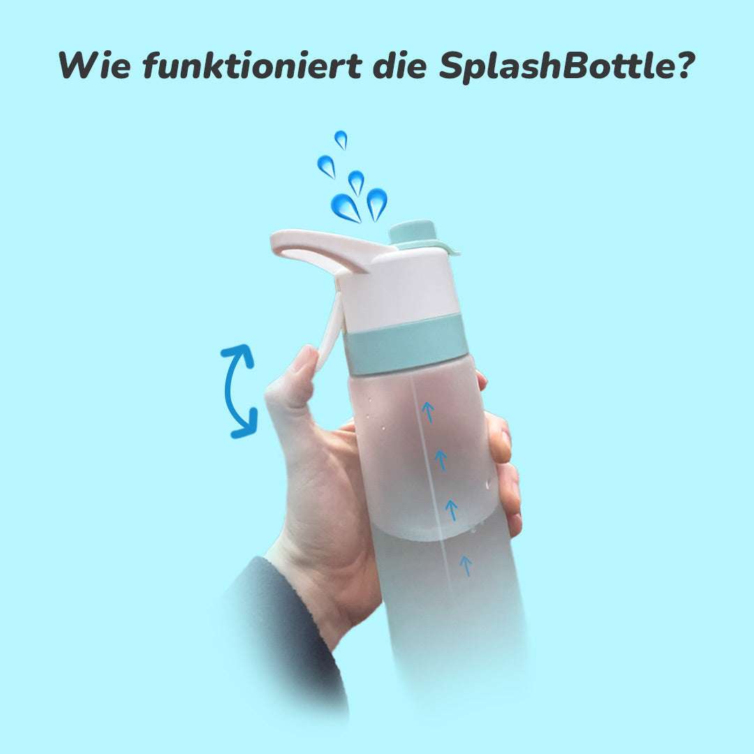 SplashBottle - drinking bottle with spray function