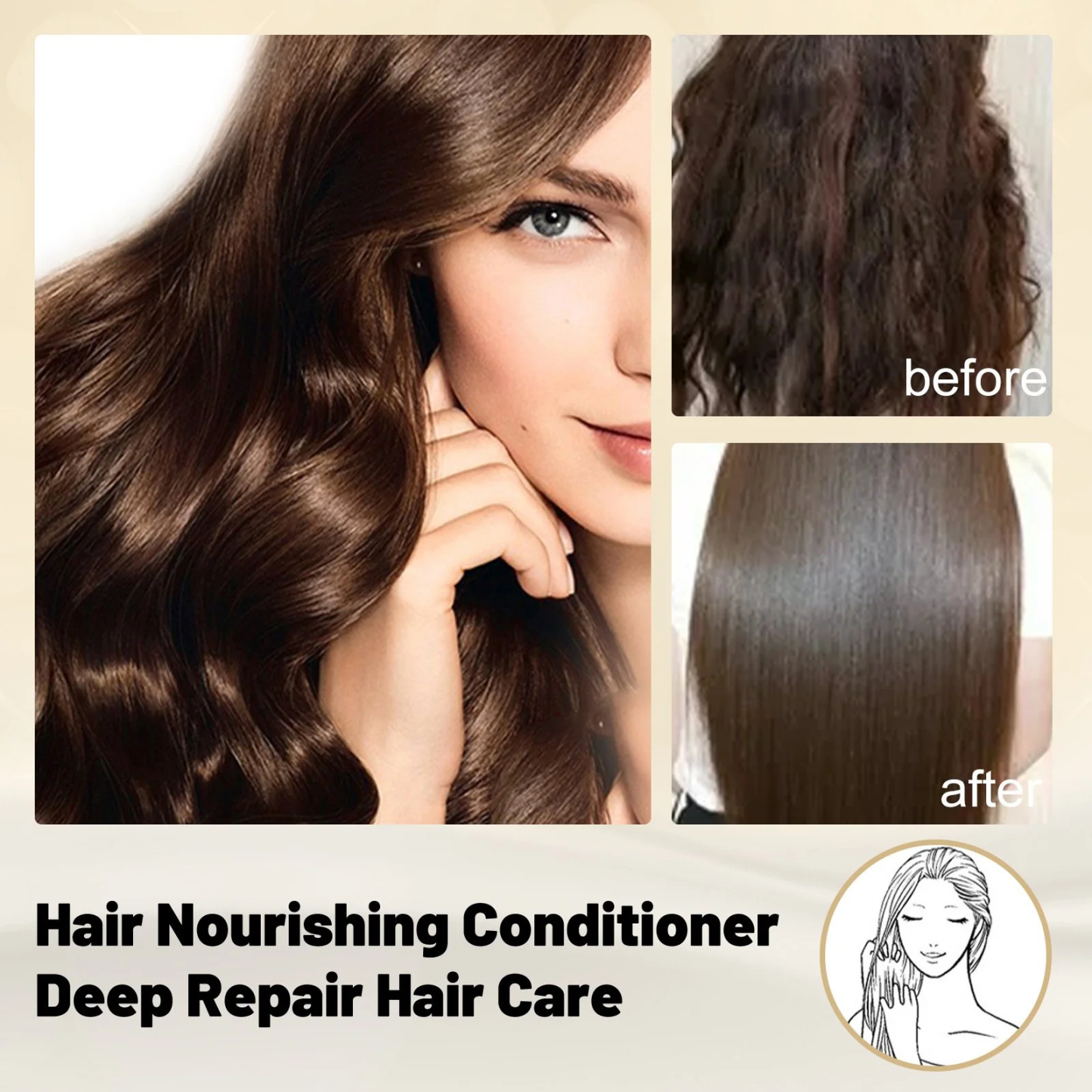 Last Day 30%OFF-🔥Silk & Gloss Hair Straightening Cream🌸Buy 1 Get 1 Free🌸