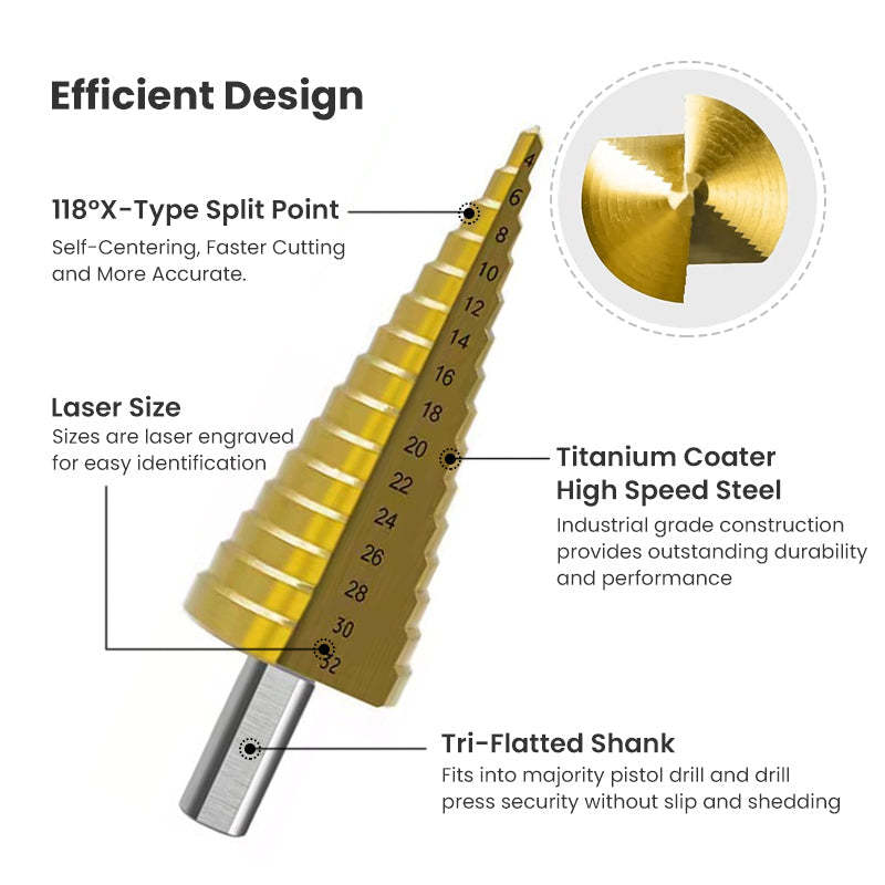 Highspeed Reaming Pagoda Sawtooth Set (6pcs)