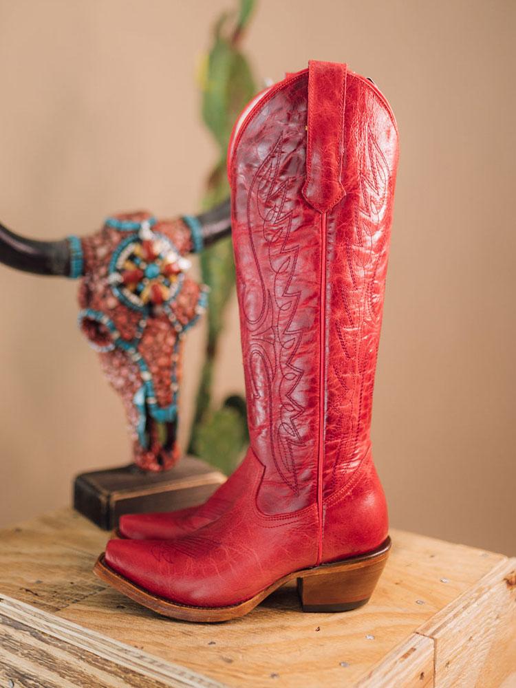 Red deals eagle boots