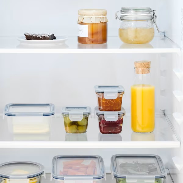 Food storage container airtight jar kitchen transparent storage jar multi-use storage box 460 ML