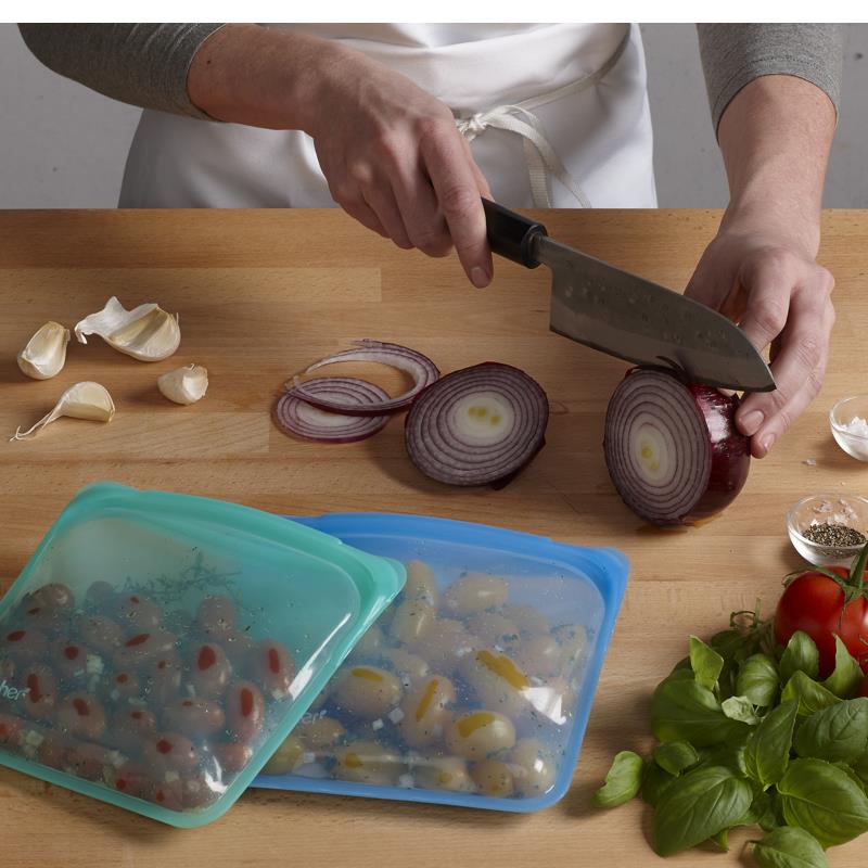 Stasher Sandwich Silicone Bag - Papaya