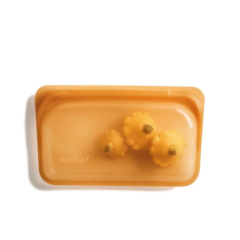 Stasher Snack Silicone Bag - Honey