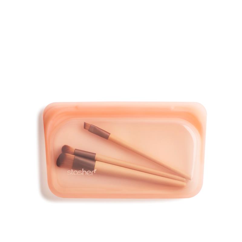 Stasher Snack Silicone Bag - Papaya