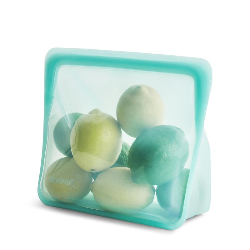 Stasher Stand-Up Silicone Bag - Aqua