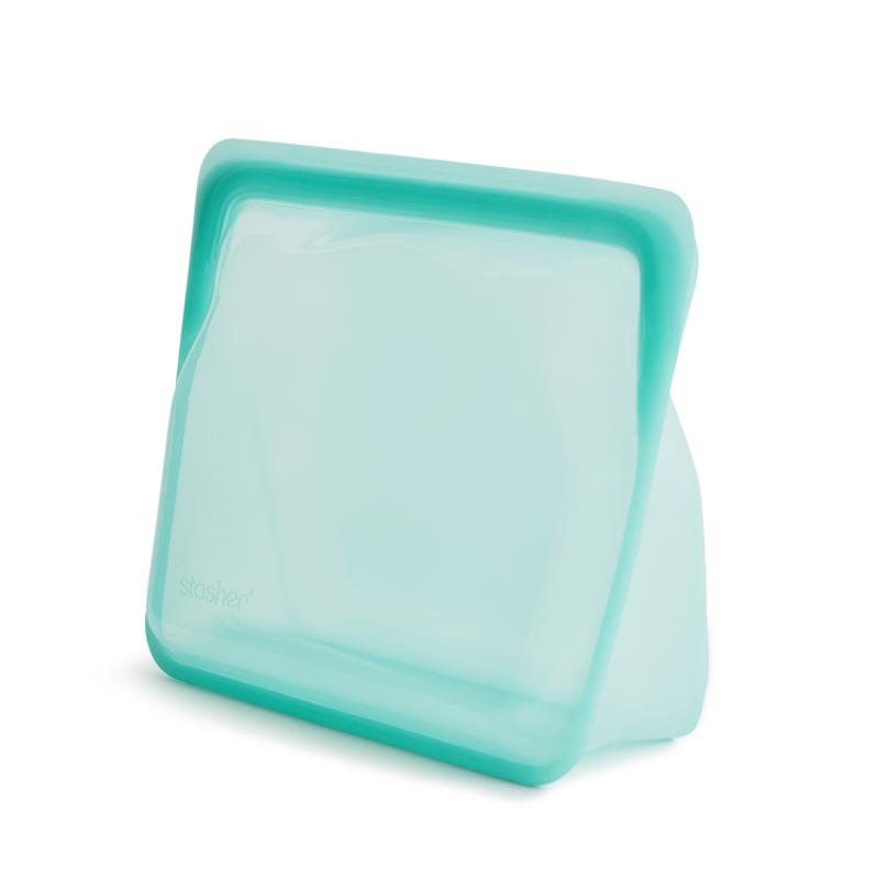 Stasher Stand-Up Silicone Bag - Aqua