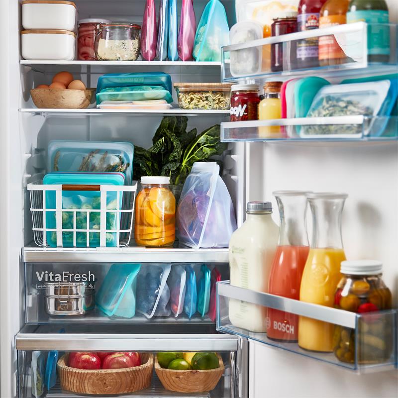 Stasher Stand-Up Silicone Bag - Aqua