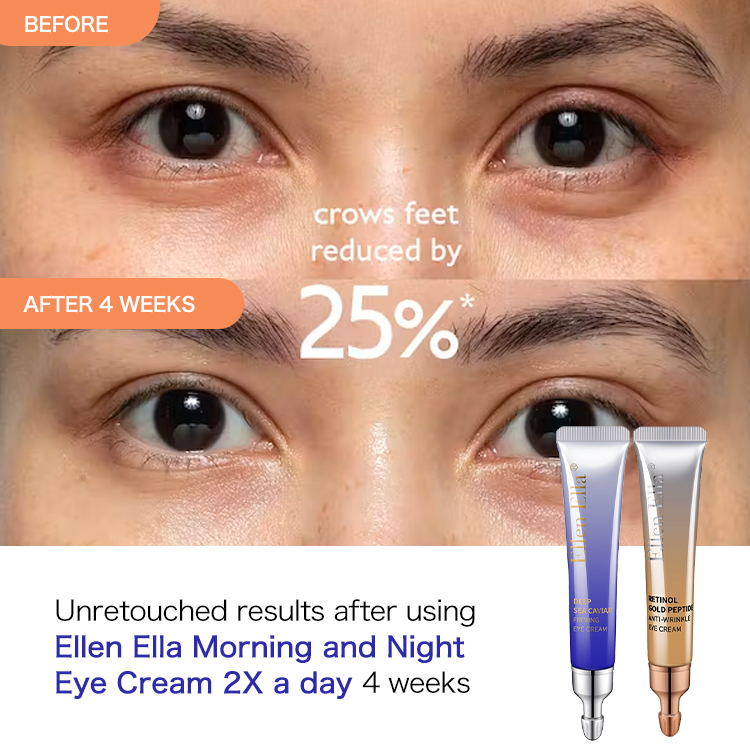 Morning & Night Eye Cream set（2pcs）- Gold Iron & Silver Iron Eye Cream