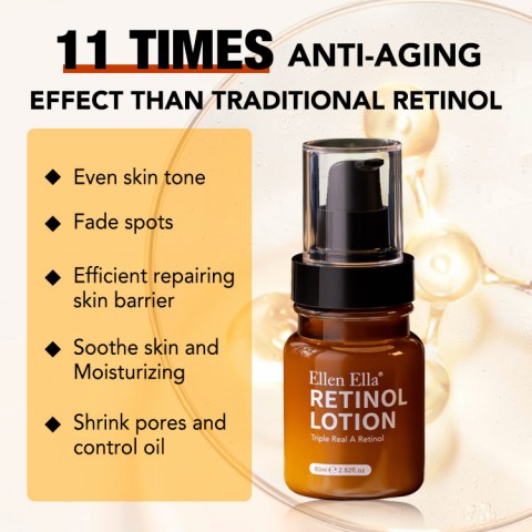 Triple Retinol Anti Aging and Reduce Freckles Lotion
