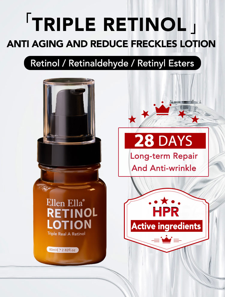Triple Retinol Anti Aging and Reduce Freckles Lotion