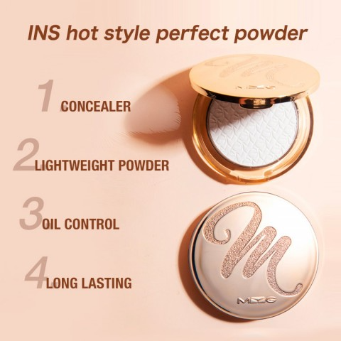 Golden Diamond Face Powder-Concealer, Oil Control