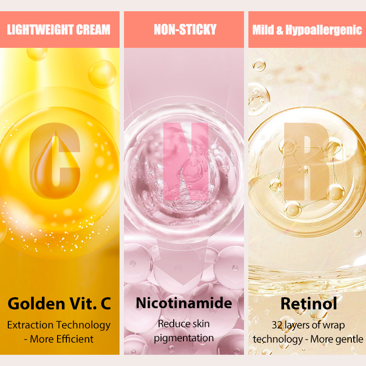 Retinol & Vit.C whitening cream combo