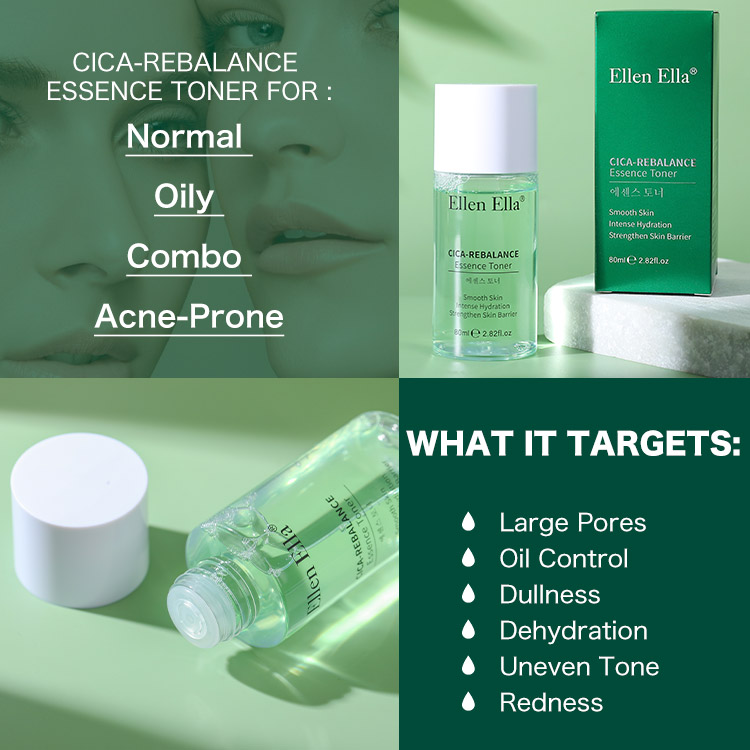 Ellen Ella Patented Centella Asiatica 2in1 Cica-ReBalance Essence Toner