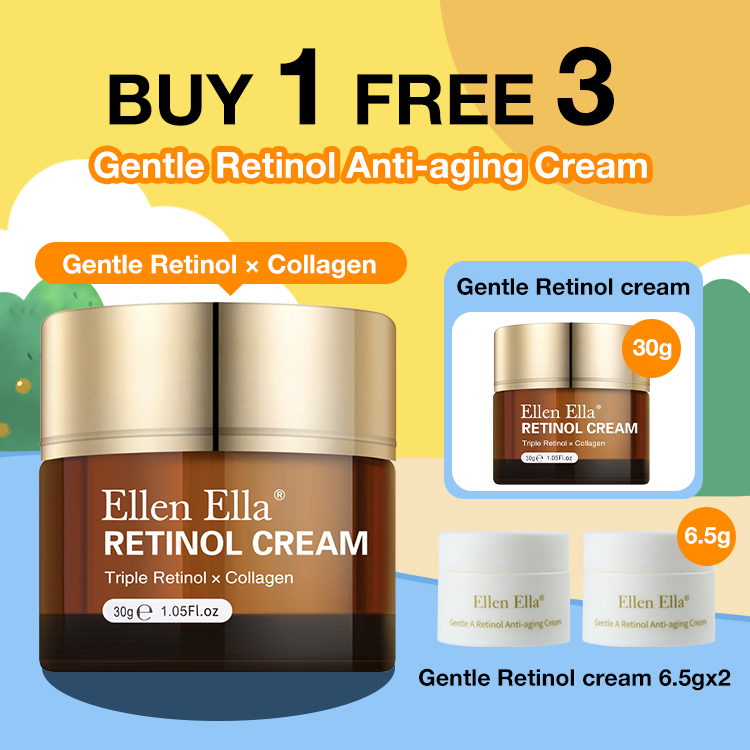 Ellen Ella Advanced Triple Retinol Anti-agingCream-For Face and Neck- Effect Increased By 3X