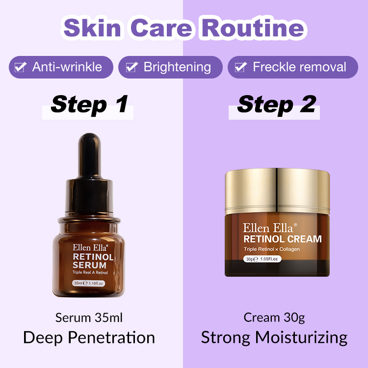 ELLEN ELLA Advanced Retinol Face Cream And Serum
