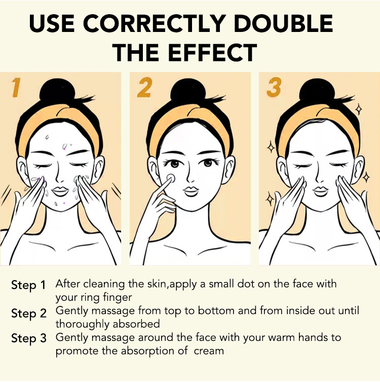 ELLEN ELLA Whitening Vitamin C Face Cream - Remove dark spot and brighten skin tone