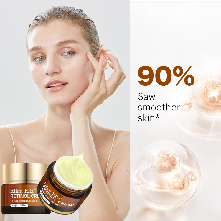 Ellen Ella Advanced Triple Retinol Anti-agingCream-For Face and Neck- Effect Increased By 3X