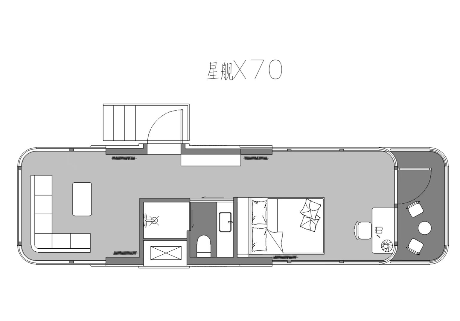 X70Environment protection Luxury Prefab House Tiny Mobile Houses Home