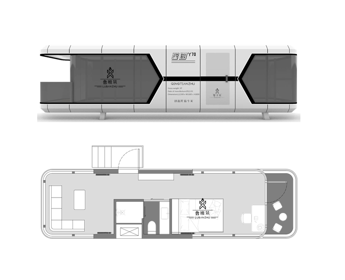 Environment protection Luxury Prefab House Tiny Mobile Houses Home Pre