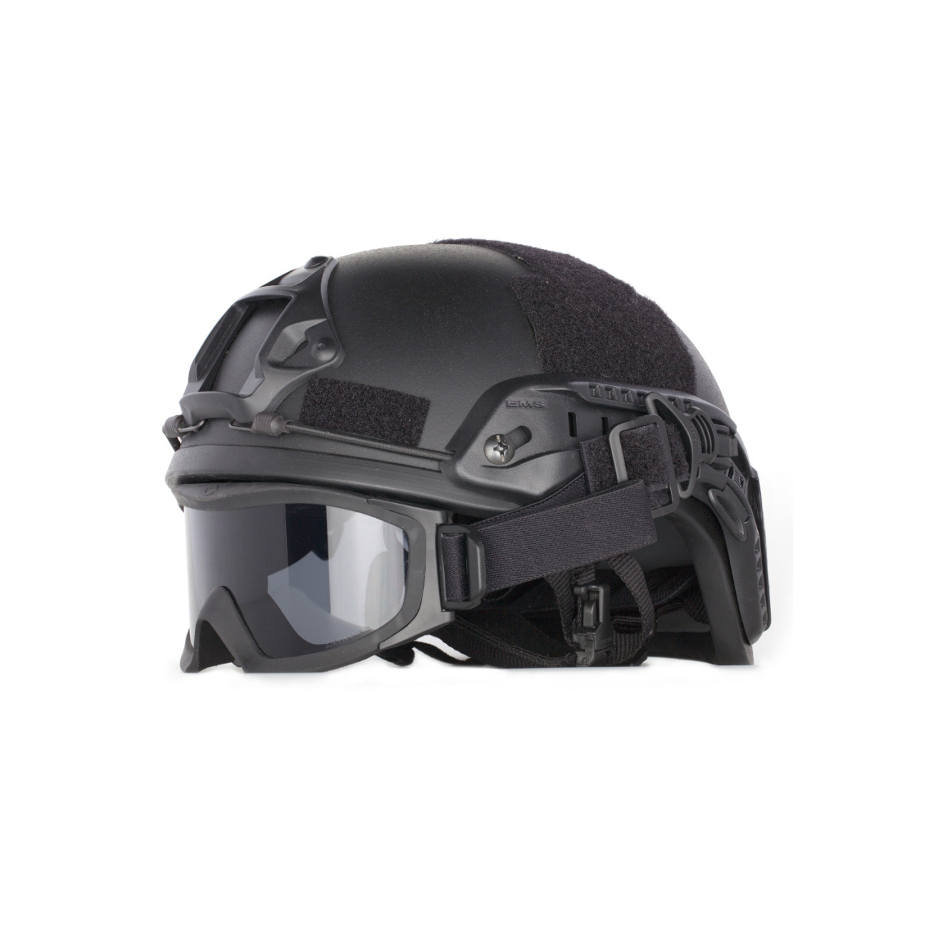 Ballistic Helmet and Tactical Goggles Bundle For Sale Boltless High-Cut ...