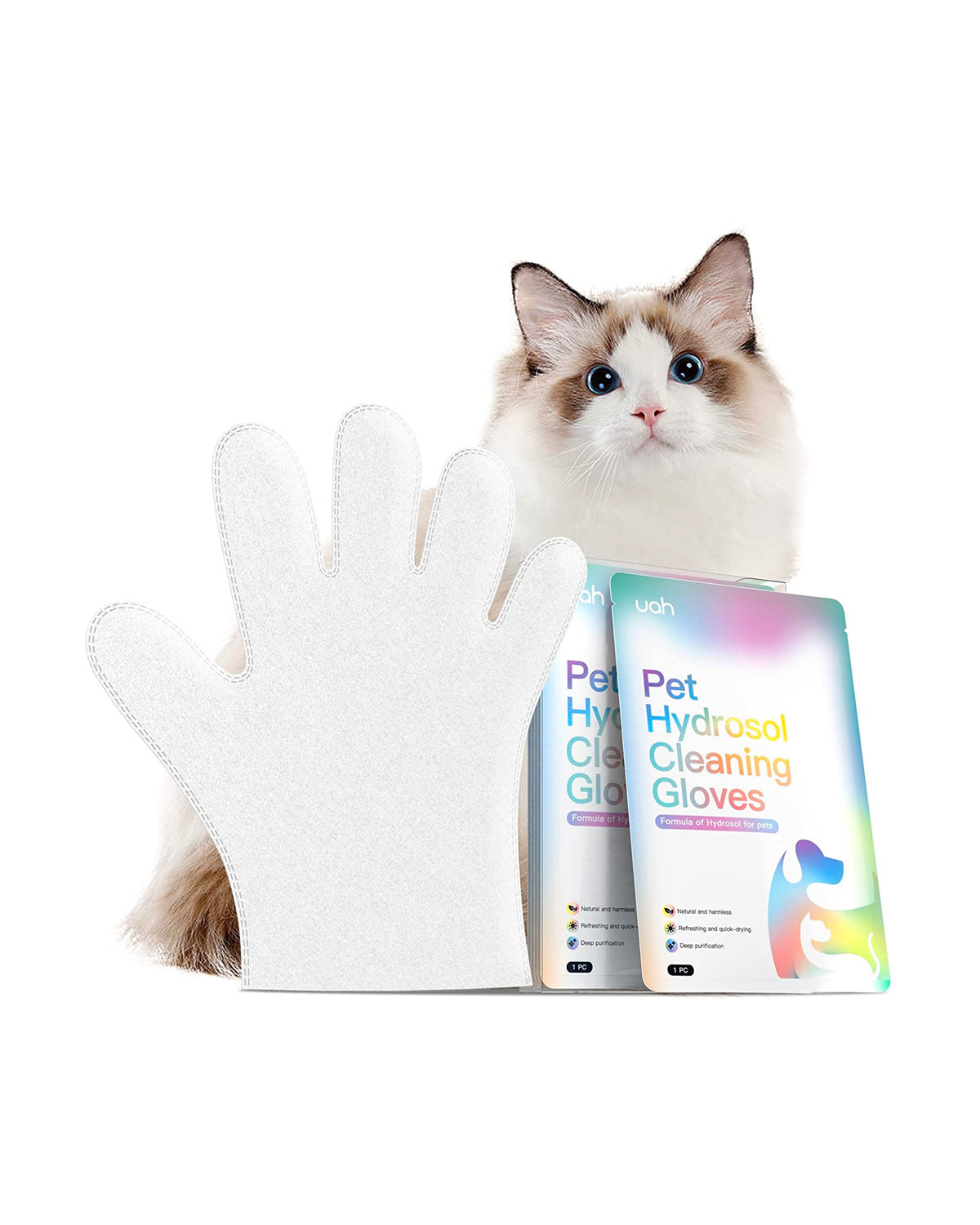 Uahpet Disposable Pet Cleaning Gloves