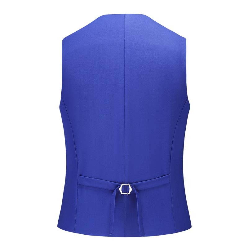Traje de tres piezas delgado de moda con un botón