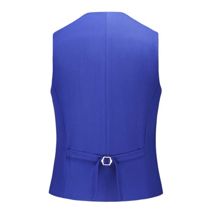Traje de tres piezas delgado de moda con un botón