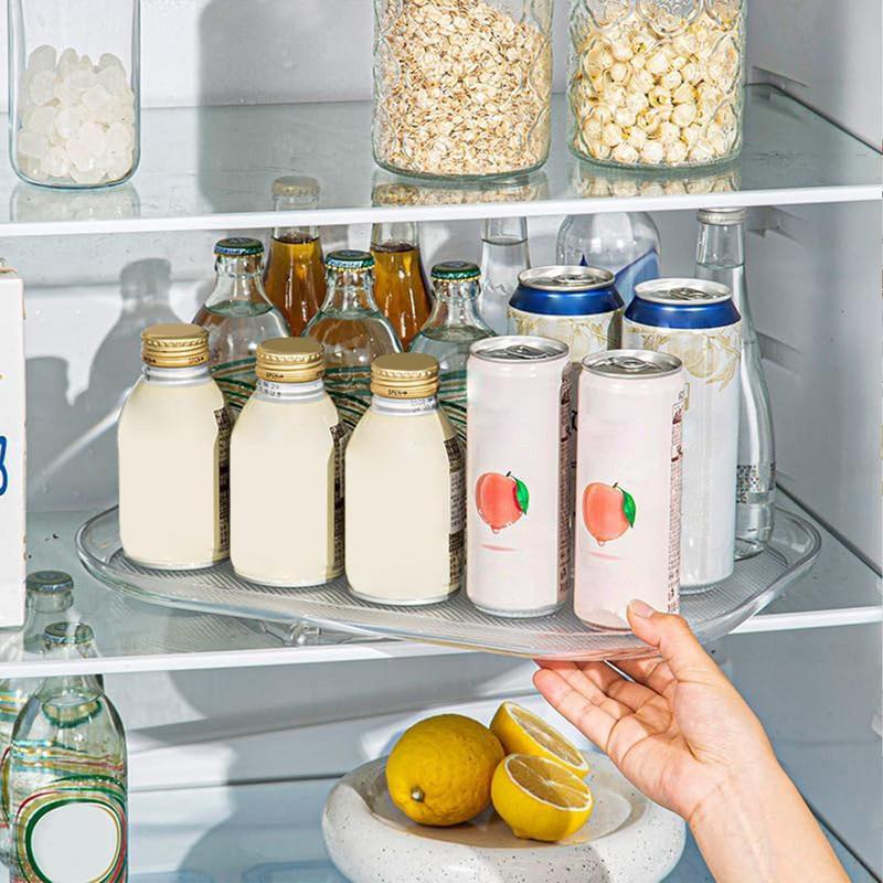Turntable Organizer for Refrigerator - for Cabinet, Table, Pantry, Kitchen, Countertop