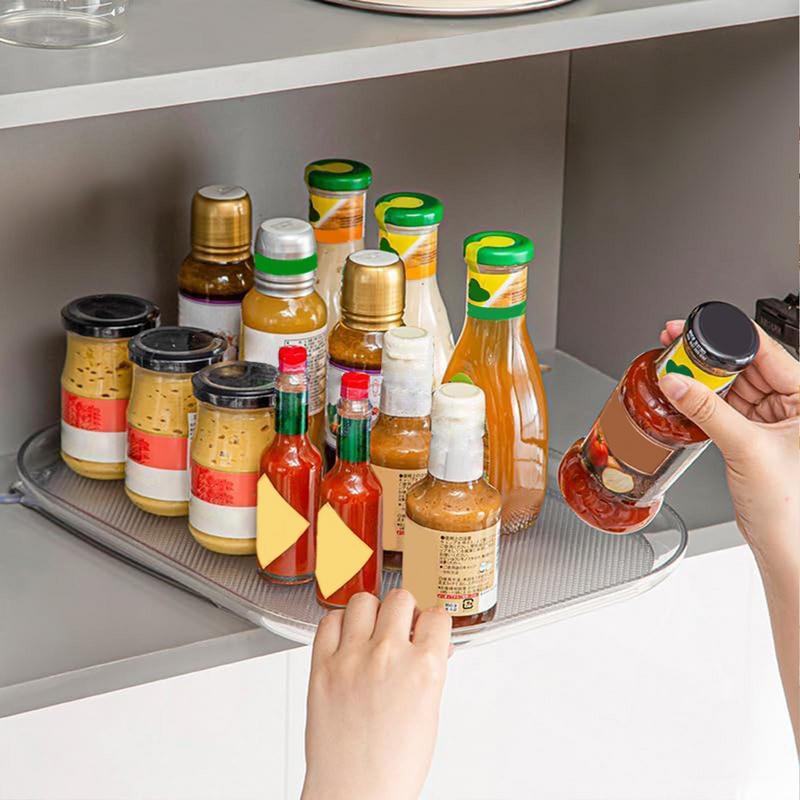 Turntable Organizer for Refrigerator - for Cabinet, Table, Pantry, Kitchen, Countertop