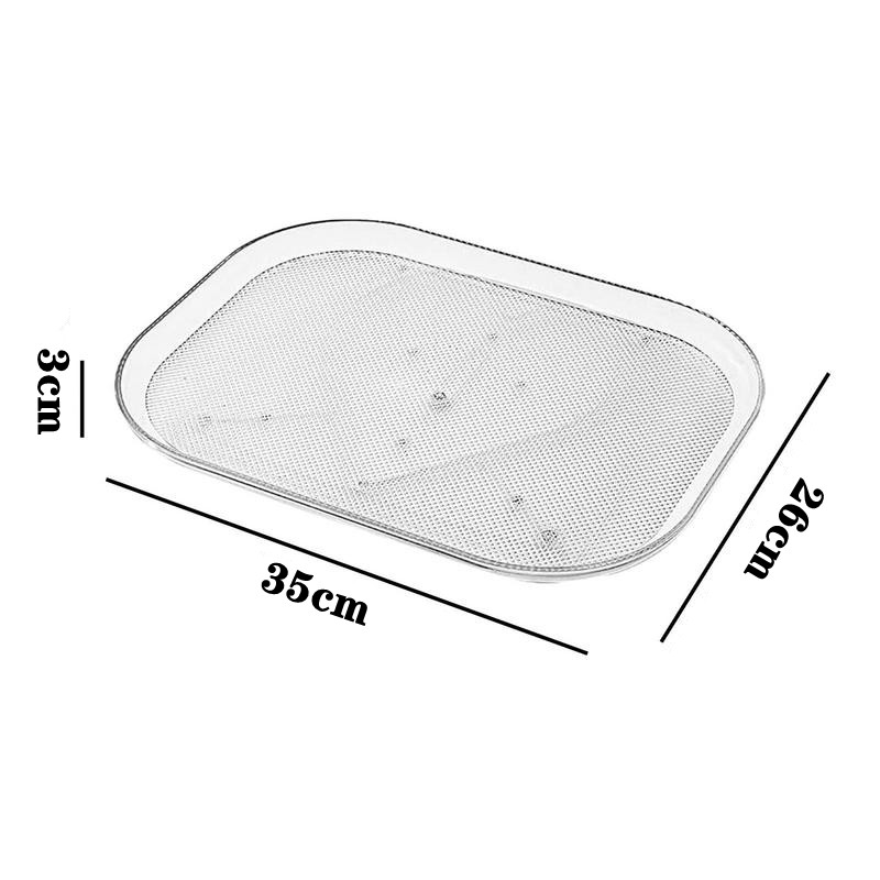 Turntable Organizer for Refrigerator - for Cabinet, Table, Pantry, Kitchen, Countertop