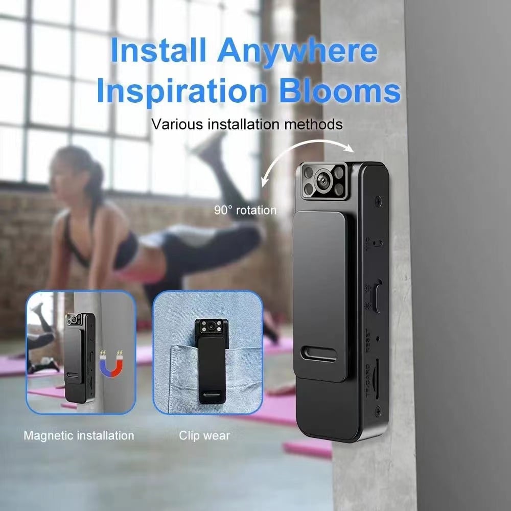 Premium Portable Body Camera with Night Vision
