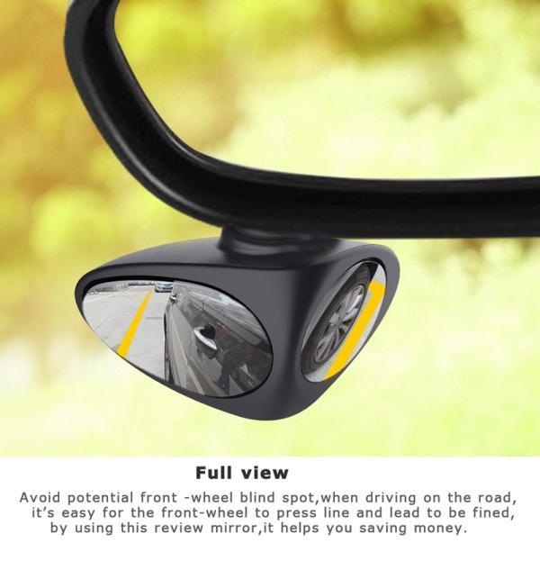 2 in 1 Car Blind Spot Mirror Wide Angle Mirror