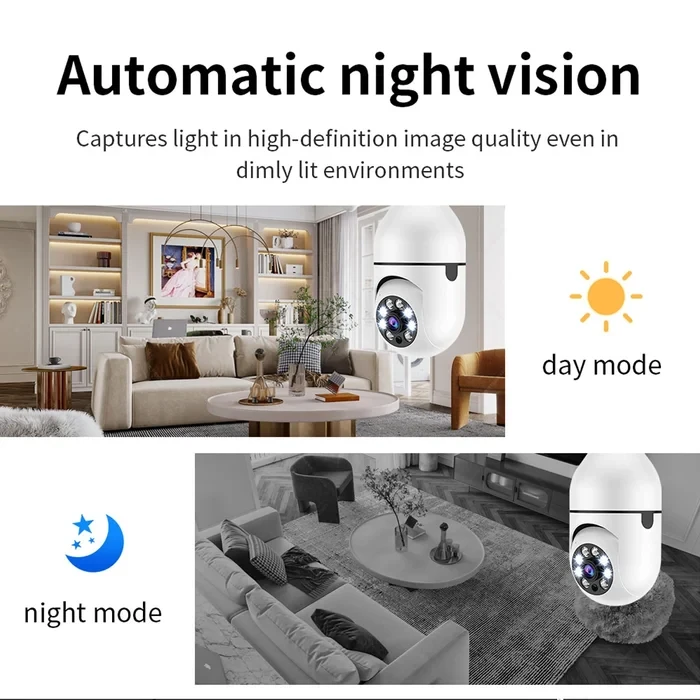 🔥Last Day Promotion 49% OFF🔥5G Wireless Wifi Light Bulb Security Camera