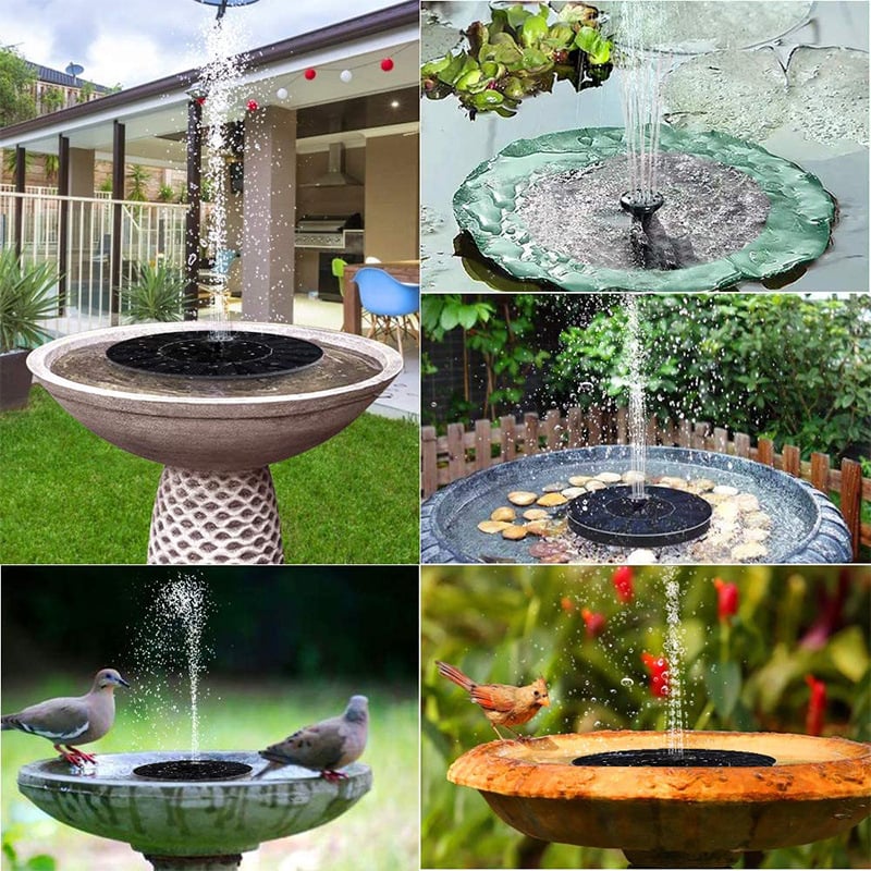 🔥Summer Hot Sale☀ Solar Powered Bionic Fountain 💦