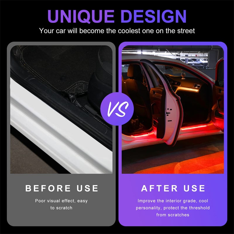 Car Door Sill Light logo For All Car Models