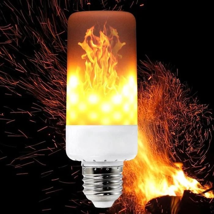 🔥Summer Hot Sale🔥LED Flame Effect Light Bulb-With Gravity Sensing Effect