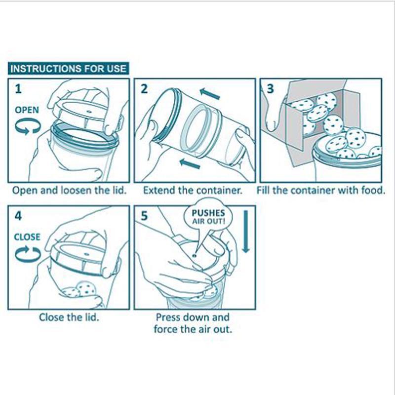 Preserving Vacuum Telescopic Tank Storage Bottle