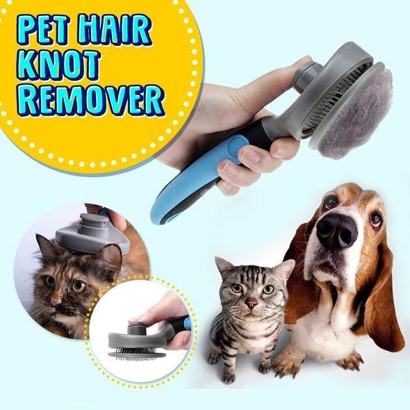 50% OFF TODAY ONLY - Self-Cleaning Pet Hair Remove Brush